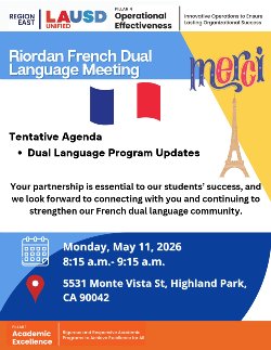 French Language Meeting